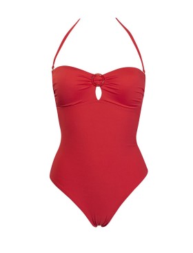 Совместный купальник бандо Sielei COLOR RING CR51 corallo, Цвет: corallo (коралловый), Размеры: 85B, изображение 3