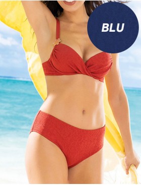 Купальник с формованной чашкой Sielei FLORAL PLOT FP87 blu, Цвет: blu (синий), Размеры: 95C