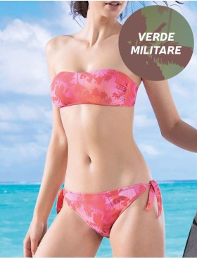 Раздельный купальник бандо Sielei PALM BEACH EC25 verde militare, Цвет: verde militare (хаки, Размеры: 70B