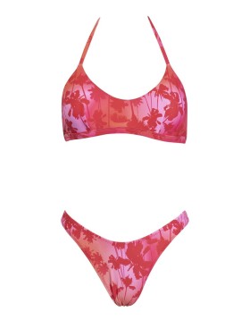 Раздельный купальник с топом Sielei PALM BEACH EC75 corallo, Цвет: corallo (коралловый), Размеры: 70B, изображение 2