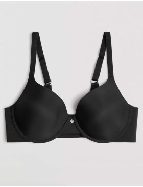 Бюстгальтер с гладкой чашкой Ysabel Mora 10132 ESSENTIALS черный, Цвет: черный, Размеры: 75B, изображение 4