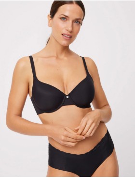 Бюстгальтер с гладкой чашкой Ysabel Mora 10132 ESSENTIALS черный, Цвет: черный, Размеры: 75B, изображение 5