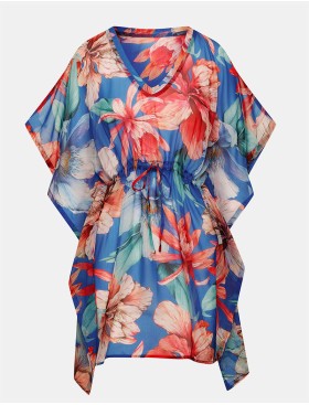 Пляжная туника Esotiq ARECIFE 41689, Цвет: цветочный синий, Размеры: L/XL, изображение 6