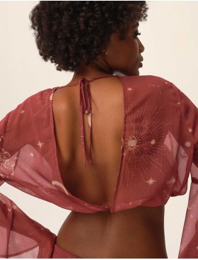 Топ пляжный Esotiq LUNAR 41715 терракотовый, Цвет: терракотовый, Размеры: S/M, изображение 2