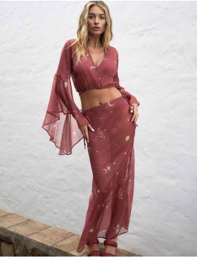 Топ пляжный Esotiq LUNAR 41715 терракотовый, Цвет: терракотовый, Размеры: S/M, изображение 5