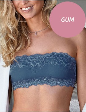 Кружевной бюстгальтер бандо Janira GRETA 1031752 gum, Цвет: gum (розовый), Размеры: 70B