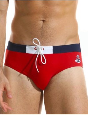 Мужские пляжные плавки Jolidon B517U красный, Цвет: красный, Размеры: M