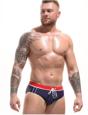 Мужские плавки слипы Jolidon B622U темно-синий, Цвет: темно-синий, Размеры: M, изображение 3