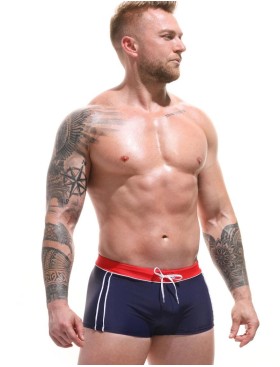 Мужские пляжные боксеры Jolidon B623U темно-синий, Цвет: темно-синий, Размеры: M, изображение 3