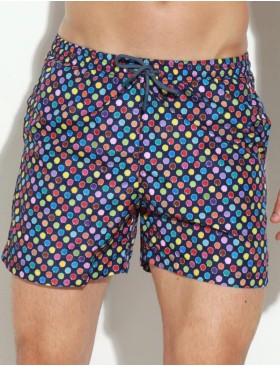 Мужские пляжные шорты Jolidon B645JI DI яблоко/синий, Цвет: яблоко/синий, Размеры: L