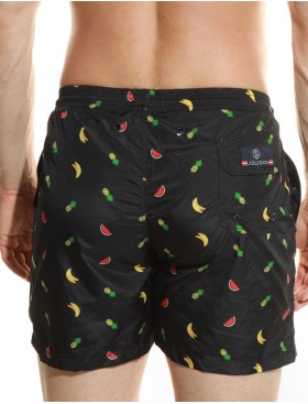 Мужские пляжные шорты Jolidon B645JI NI фрукты/черный, Цвет: фрукты/черный, Размеры: XL, изображение 2