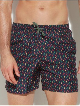 Мужские пляжные шорты Jolidon B645JI MI5 принт, Цвет: принт, Размеры: L