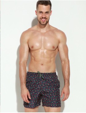 Мужские пляжные шорты Jolidon B645JI MI5 принт, Цвет: принт, Размеры: L, изображение 3