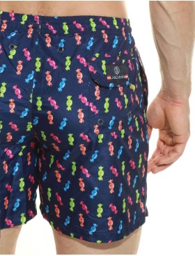 Мужские пляжные шорты Jolidon B645JI MI7 конфета/темно-синий, Цвет: конфета/темно-синий, Размеры: L, изображение 2