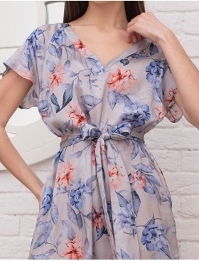 Туника шелковая Mia-Amore LILIA 4124, Цвет: жемчужный, Размеры: 2XL/3XL, изображение 4