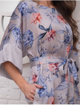 Туника с широким рукавом Mia-Amore LILIA 4125, Цвет: жемчужный, Размеры: 2XL/3XL, изображение 3