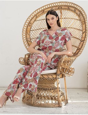 Комплект из топа и широких брюк Mia-Amore TAHITI 5296, Цвет: мультицвет, Размеры: M, изображение 4