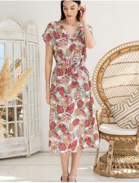 Длинная летняя туника Mia-Amore TAHITI 5299, Цвет: мультицвет, Размеры: L/XL