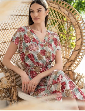 Длинная летняя туника Mia-Amore TAHITI 5299, Цвет: мультицвет, Размеры: L/XL, изображение 4