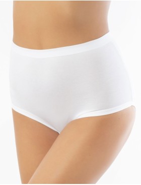 Трусы высокие хлопок с модалом Sielei IOSONOIO 5001 bianco, Цвет: bianco (белый), Размеры: XL