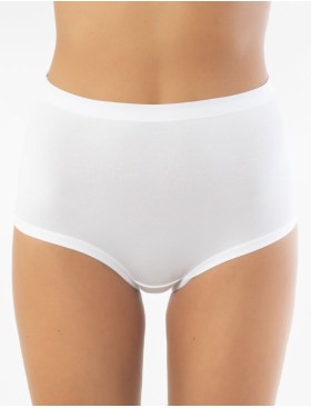 Трусы высокие хлопок с модалом Sielei IOSONOIO 5001 bianco, Цвет: bianco (белый), Размеры: XL, изображение 3