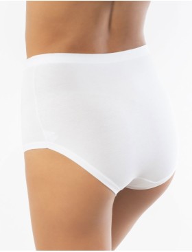 Трусы высокие хлопок с модалом Sielei IOSONOIO 5001 bianco, Цвет: bianco (белый), Размеры: XL, изображение 2