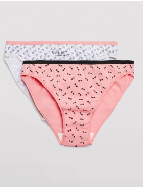 Набор трусов слипов 2 шт Ysabel Mora 19434 MINI светло-серый+розовый, Цвет: светло-серый+розовый, Размеры: S, изображение 5