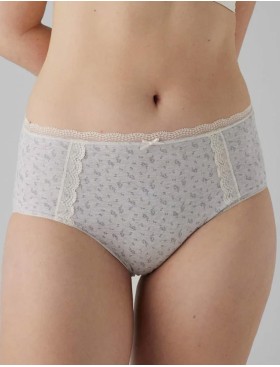 Трусы слипы высокие 2 шт Ysabel Mora 19445 HIGH WAIST светло-серый+светло-розовый, Цвет: светло-серый+светло-, Размеры: M