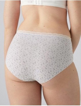 Трусы слипы высокие 2 шт Ysabel Mora 19445 HIGH WAIST светло-серый+светло-розовый, Цвет: светло-серый+светло-, Размеры: M, изображение 3