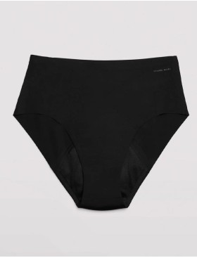 Трусы высокие впитывающие Ysabel Mora 19693 HIGH WAIST черный, Цвет: черный, Размеры: M, изображение 3