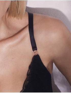 Бескостный бюстгальтер супер пуш-ап Alles SUBLIME SUPER P-UP black, Цвет: черный, Размеры: 70F, изображение 5