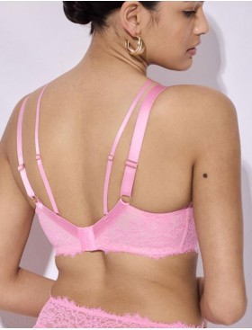 Бюстгальтер полумягкий Alles FRENCH KISS PU, Цвет: розовый, Размеры: 70I, изображение 2