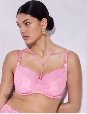 Бюстгальтер полумягкий Alles FRENCH KISS PU, Цвет: розовый, Размеры: 70I, изображение 3