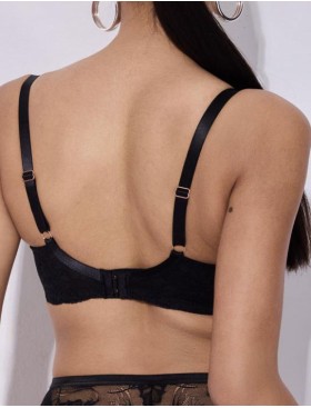 Бюстгальтер полупоролон Alles SUBLIME PU black, Цвет: черный, Размеры: 70I, изображение 2