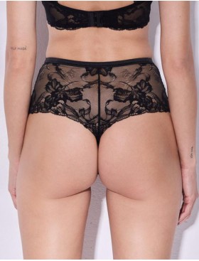 Высокие стринги Alles SUBLIME stringi black, Цвет: черный, Размеры: S, изображение 2