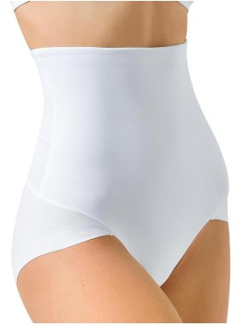 Высокие трусы с утяжкой Cotonella CD523 INTIMO NATURALE bianco, Цвет: bianco (белый), Размеры: S