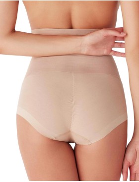 Высокие трусы с утяжкой Cotonella CD523 INTIMO NATURALE nudo, Цвет: nudo (бежевый), Размеры: 4XL, изображение 2