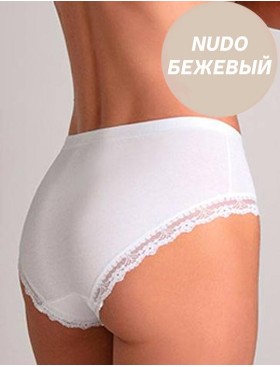 Набор хлопковых трусов слипы-миди Cotonella GD290 L_ALTRA nudo (2 шт), Цвет: nudo (бежевый), Размеры: S, изображение 2