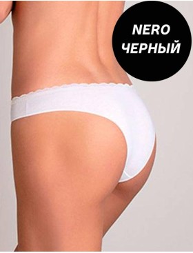 Набор хлопковых трусов бразилиана Cotonella GD292 L_ALTRA nero (3 шт), Цвет: nero (черный), Размеры: XL, изображение 2