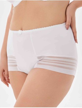 Трусы женские высокие Elli 711 белый, Цвет: белый, Размеры: M