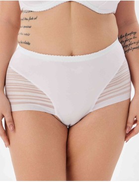 Трусы слипы высокие Elli 900 белый, Цвет: белый, Размеры: 3XL