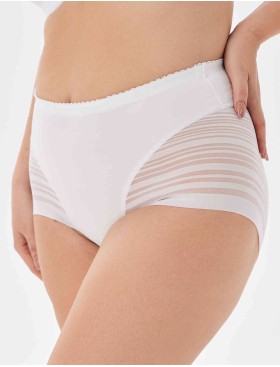 Трусы слипы высокие Elli 900 белый, Цвет: белый, Размеры: 3XL, изображение 3