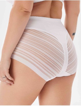 Трусы слипы высокие Elli 900 белый, Цвет: белый, Размеры: 3XL, изображение 2