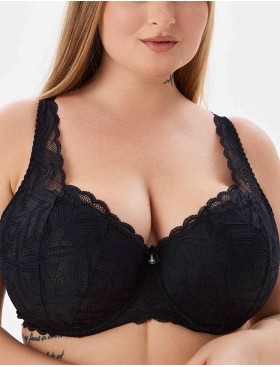 Бюстгальтер с поролоном Elli 3037 черный, Цвет: черный, Размеры: 80F