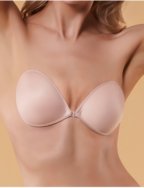Бюстгальтер-невидимка тканевый Julimex BS-02 бежевый, Цвет: бежевый, Размеры: C