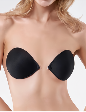 Бюстгальтер-невидимка тканевый Julimex BS-02 черный, Цвет: черный, Размеры: B, изображение 3