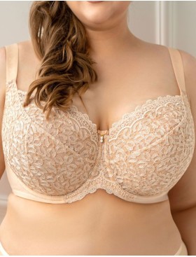 Бюстгальтер мягкий Kris Line BETTY COFFEE soft, Цвет: телесный, Размеры: 65JJ