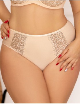 Трусы слипы Kris Line BETTY COFFEE briefsmidi, Цвет: бежевый, Размеры: M