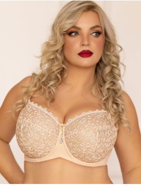 Бюстгальтер мягкий с подкроем Kris Line BETTY COFFEE soft full cup, Цвет: бежевый, Размеры: 70G, изображение 4