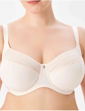 Бюстгальтер-минимайзер мягкий с подкроем Milavitsa 107630 пастель, Цвет: пастель, Размеры: 90H